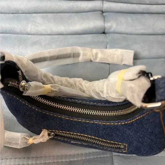 Marc Jacobs Mini Crescent Crinkle Leather Crossbody Bag NWT